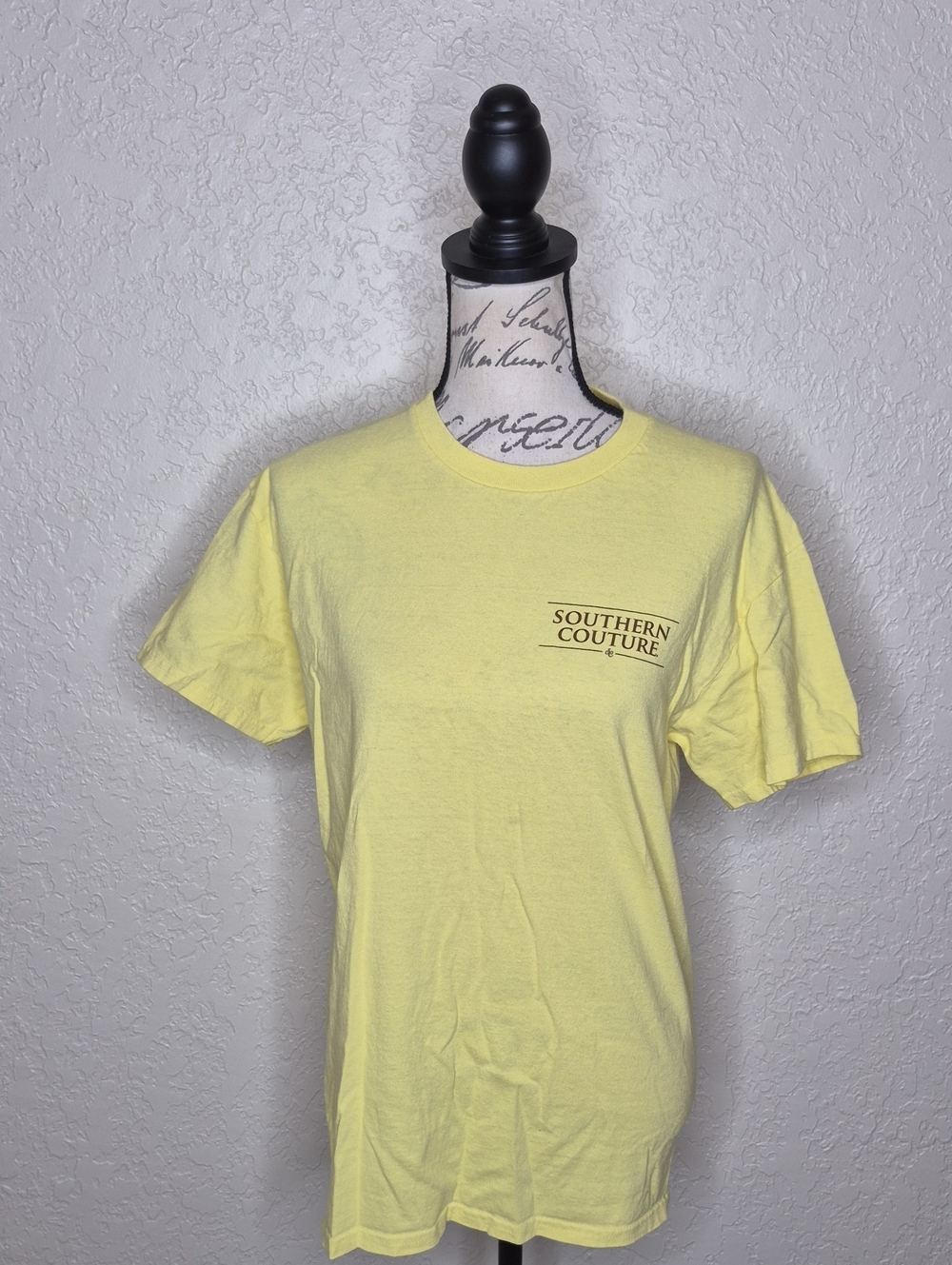 Southern‎ Couture Graphic Short Sleeve T-Shirt Yellow